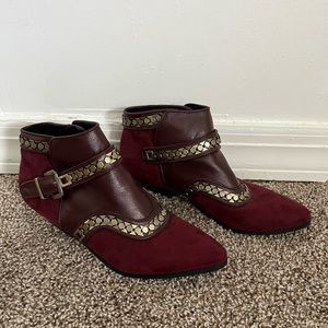Free People vegan booties size 8